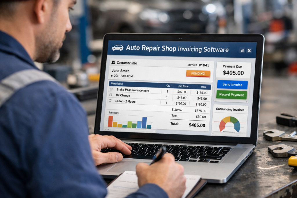 Auto Repair Shop Invoicing Software