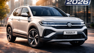 Volkswagen Taigun Facelift 2026 SUV with updated grille, LED headlights, and alloy wheels
