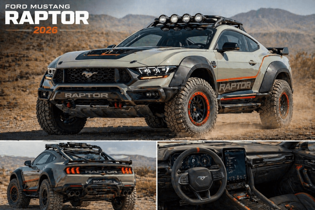 2026 Ford Mustang Raptor full look at one photo