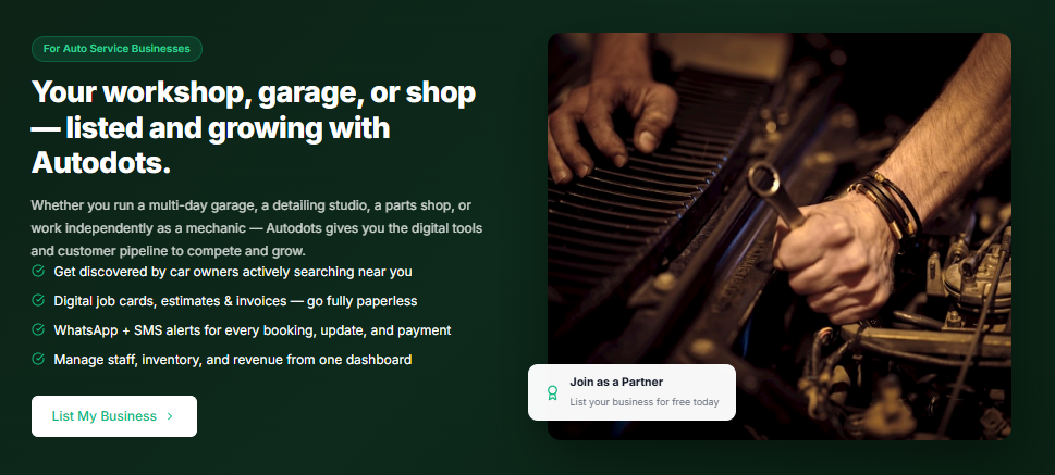 autodots guide also includes information about the partner program