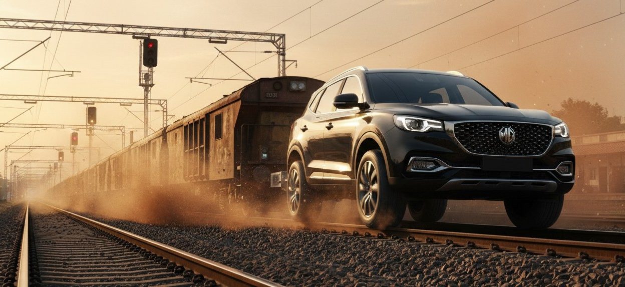 MG Majestor Guinness World Record train pull official images 2026