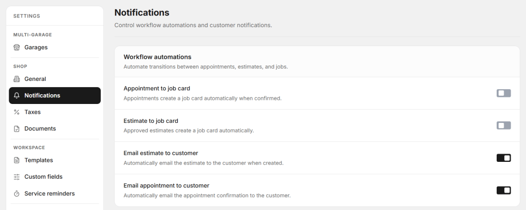 Here you can mange all notifications dashboard .
