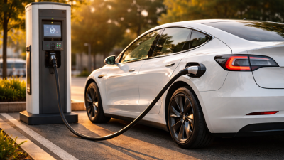 EV fast charging 2026 electric car at fast charger