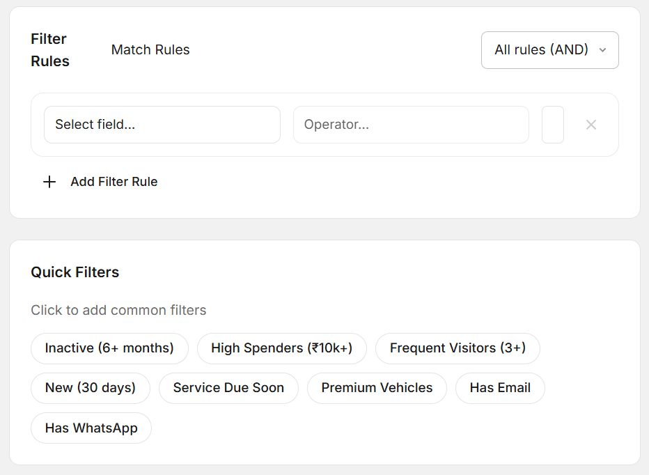 Here more options to getting audiences for garage.
