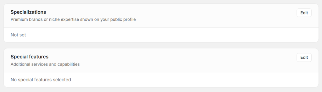 You can enable special offers.